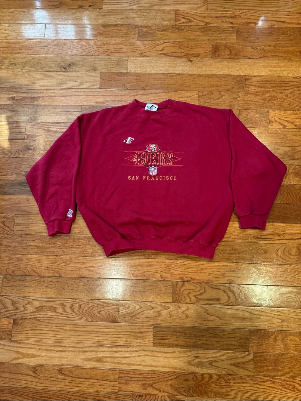 Vintage Logo Athletic San Francisco 49ers NFL Crewneck Sweatshirt XL Made USA